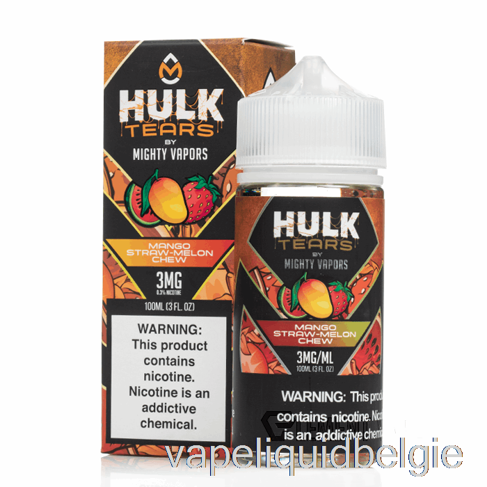 Vape Smaken Mango Stro Meloen Kauwen - Hulk Tranen - 100ml 0mg